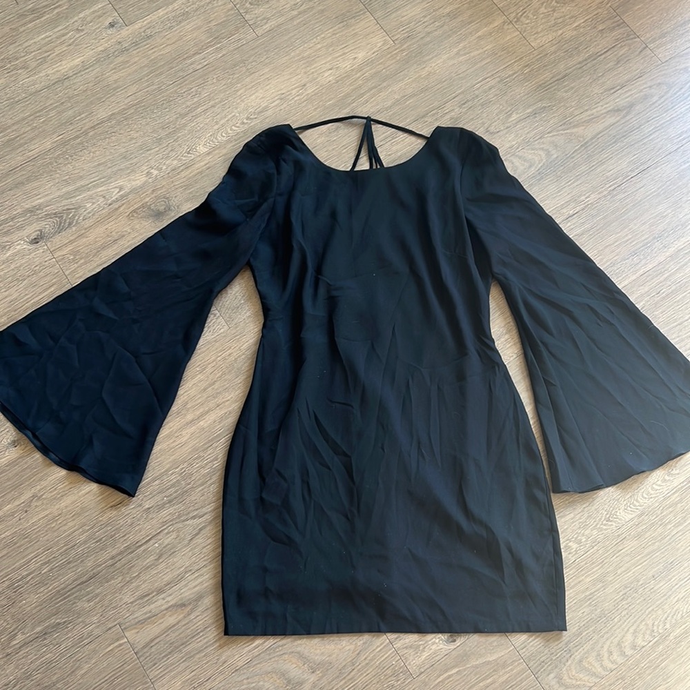 Backless shift dress